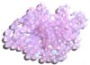 50 6mm Transparent Matte Alexandrite AB Round Beads